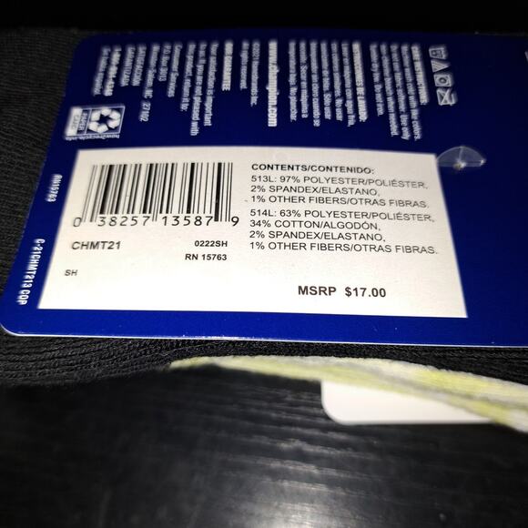 3 Pk Champion Cushioned Crew Socks Dry Mens Size 6-12 Tie Dye 3 Pairs Per Pk - Picture 5 of 5